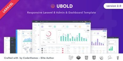 Ubold - Laravel 8 Admin & Dashboard Template by coderthemes