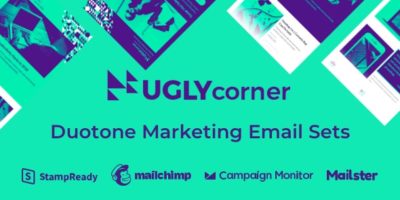 UglyCorner - Duotone Marketing Email Sets by webtunes