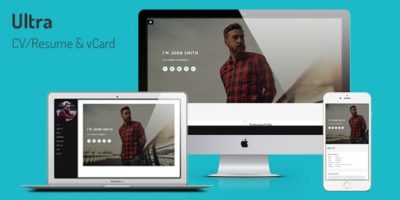 Ultra - Personal CV/Resume & vCard Template by theme_crazy