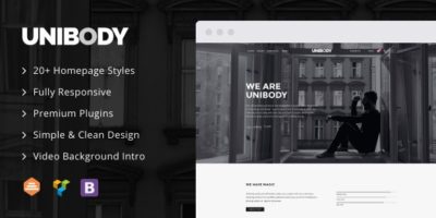 UniBody - Elegant Business WordPress Theme by DankovThemes
