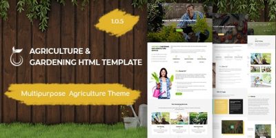 Unigreen - Agriculture and Gardening HTML Template by Unicoder