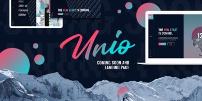 Unio - Coming Soon & Landing Page Template by mix_design