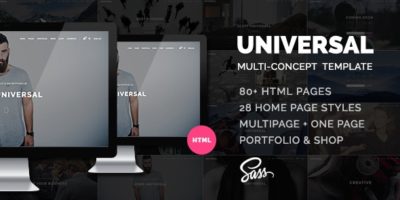 Universal - Smart Multi-purpose html5 template by ForBetterWeb