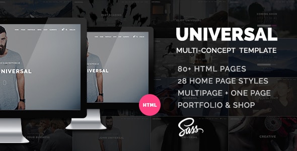Universal - Smart Multi-purpose html5 template by ForBetterWeb