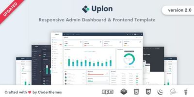 Uplon - Admin & Dashboard Template by coderthemes