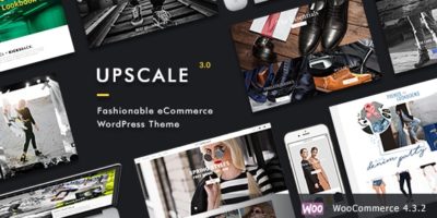 Upscale - Fashionable eCommerce WordPress Theme by Dahz