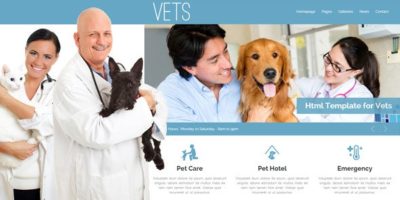 VETS - Veterinary Medical Health Clinic Template by egemenerd