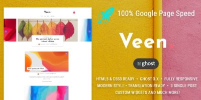 Veen - Minimal blog for Ghost by EstudioPatagon