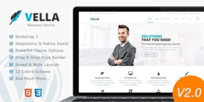 Vella - Modern Business Theme by A-Works
