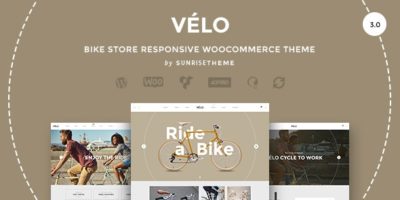 Velo - Bike Store Responsive Business Theme by sunrisetheme
