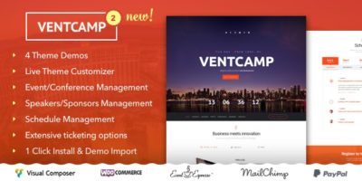 Ventcamp - Event and Conference Theme by Vivaco