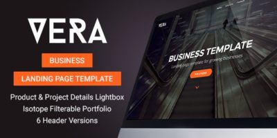 Vera - Business Landing Page Template by InovatikThemes