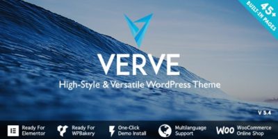 Verve - High-Style WordPress Theme by Pirenko