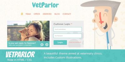VetParlor - Responsive HTML by jalberto