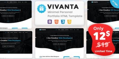 Vivanta - Portfolio Template by U-Touchdesign