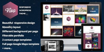 Vivo - Responsive WordPress Portfolio by RocketshipThemes