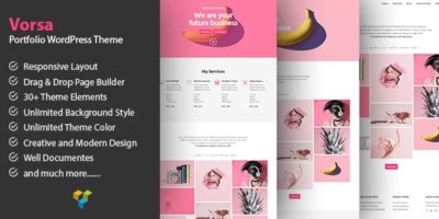 Vorsa - Portfolio & Agency WordPress Theme by BanyanTheme