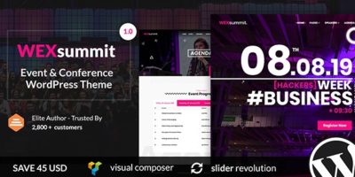 WEXsummit- Event And Conference WordPress Theme by janxcode