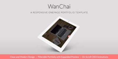 WanChai - Responsive Onepage Portfolio by DesignHarbor