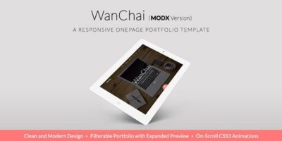 WanChai - Responsive Onepage Portfolio by DesignHarbor