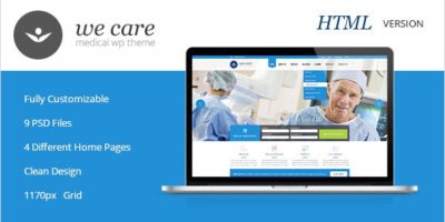 We Care - Premium Medical HTML Template by PremiumLayers