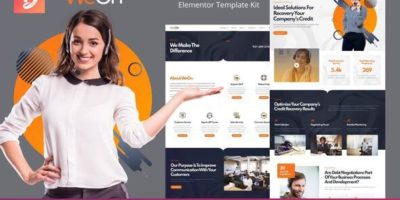 WeOn - Call Center & Telemarketing Elementor Template Kit by BimberOnline