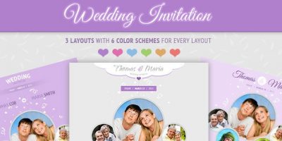 Wedding Invitation - Soft and Clean Email Template by FigoThemes