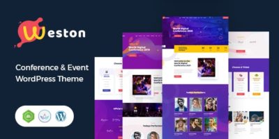 Weston - Conference & Event WordPress Theme by template_path