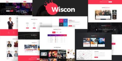 Wiscon - Conference & Event HTML Template by template_path
