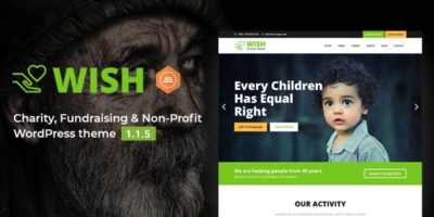 Wish - Charity WordPress Theme by essentialwebapps
