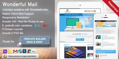 WonderfulMail - Responsive Email Template by akedodee