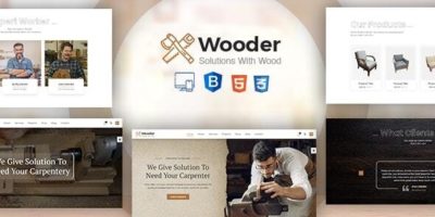 Wooder - Carpenter & Craftsman Business HTML Template + RTL by bold_touch