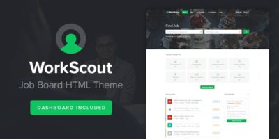 WorkScout - Job Board HTML Template by Vasterad