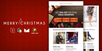 XMAS - E-commerce Responsive Email Template with MailChimp Editor