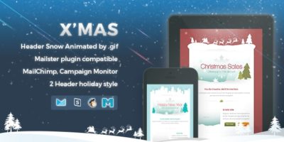 X'mas - Responsive Email Template by nutzumi