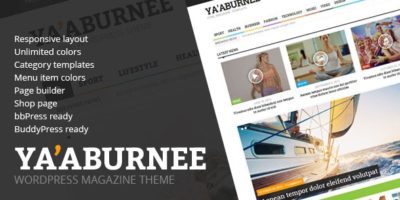 Ya'aburnee - Magazine & E-Commerce Theme by different-themes