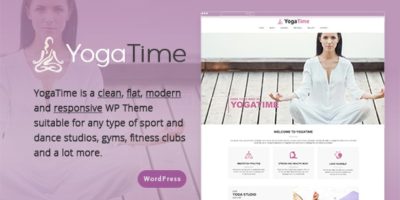 Yoga Time - Responsive WordPress Theme by SMSdesign