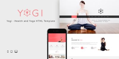 Yogi - Health Beauty & Yoga HTML Template by TK-Themes