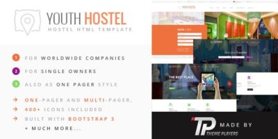 Youth Hostel - Travel & Hotel HTML Template by ThemesOverflow