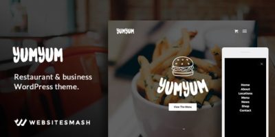 YumYum - Restaurant & Business WordPress Theme by WebsiteSmash