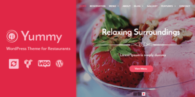 Yummy - Restaurant & Food Ordering WordPress Theme + WooCommerce by jthemeparrot
