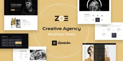 ZOE - Creative Agency WordPress Theme by clientica