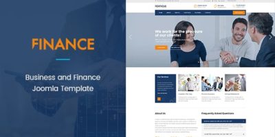 ZT Finance Responsive Business Corporate Joomla Template by zooextension