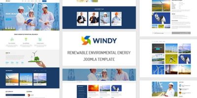 ZT Windy - Renewable Environmental Energy Joomla Template by zooextension