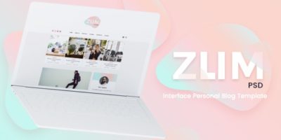 ZUM - Interface Personal Blog PSD Template by iDoodle