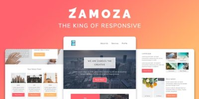 Zamoza Responsive Multipurpose Email Template by Avagon