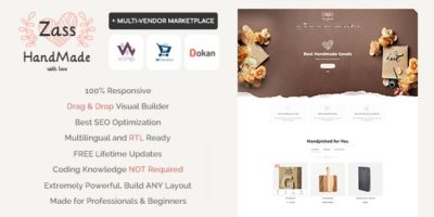 Zass - WooCommerce Theme for Handmade Artists and Artisans by AlThemist