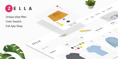 Zella - WooCommerce AJAX WordPress Theme - RTL support by NasaTheme
