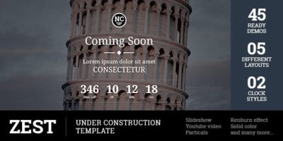 Zest - Under Construction Template by NCodeart