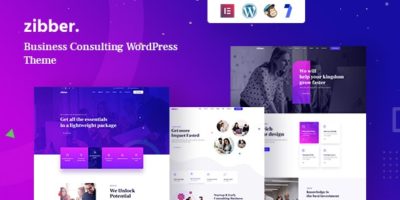 Zibber - Consulting Business WordPress Theme + RTL by Theme_Pure